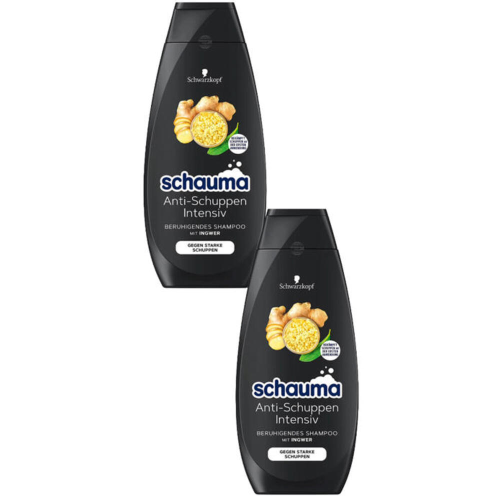 Schwarzkopf Schauma Shampoo INTENSE ANTI DANDRUFF XL 2 x 400ml- FREE SHIP